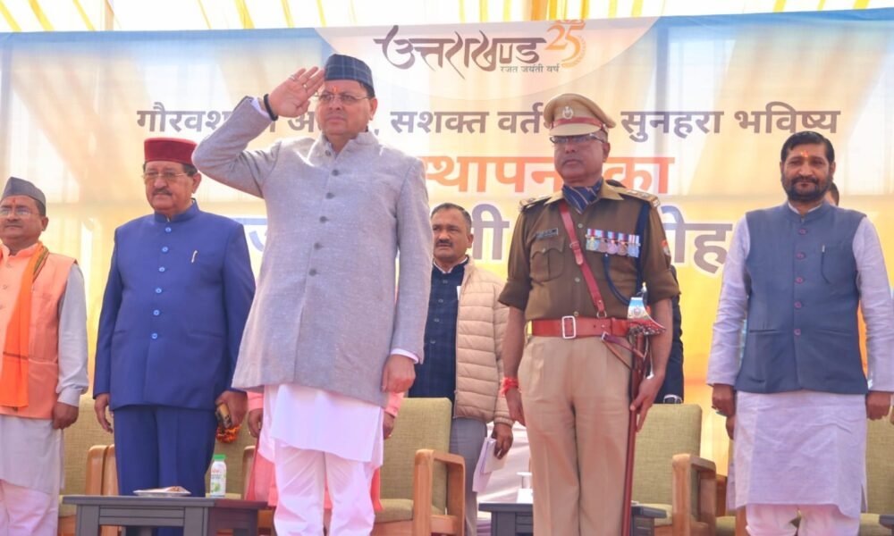 मुख्यमंत्री ने गैरसैंण में 142.25 करोड़ की विकास योजनाओं का लोकार्पण एवं शिलान्यास किया